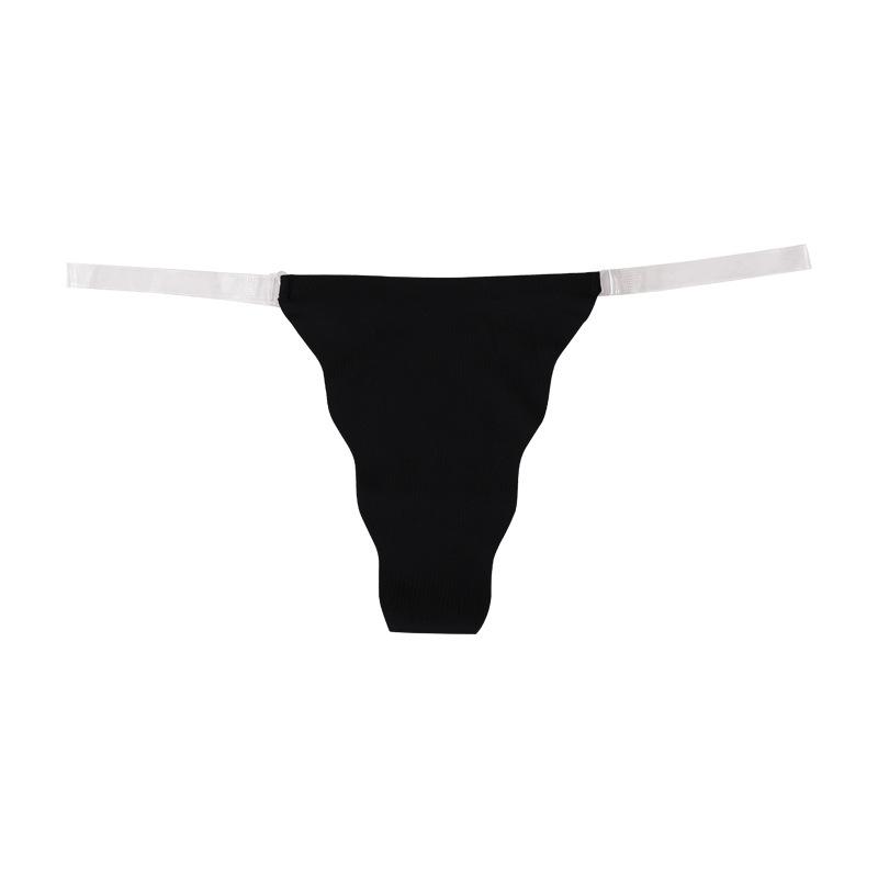 Women's New Summer Ice Silk No Trace Breathable Lift Invisible Low Waist Thong Underwear