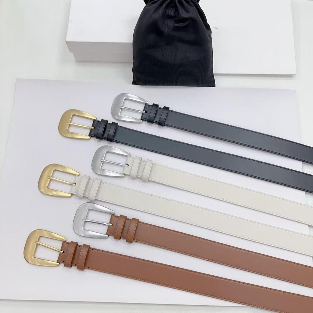 Women's Lux Cowhide Double-Sided Belt - Versatile, Fashionable, High-End