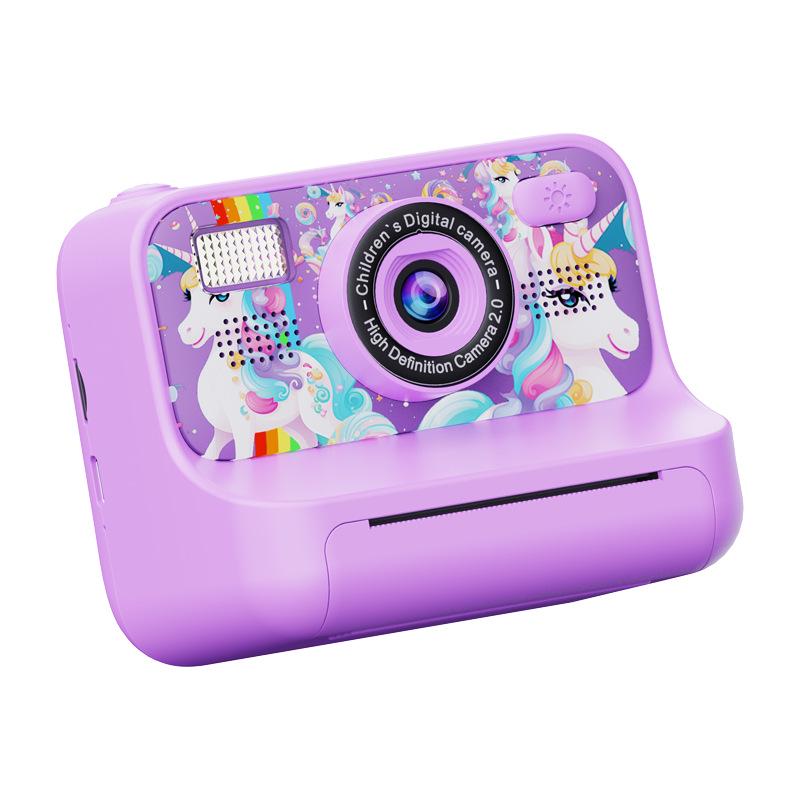New Children's Instant Cartoon Digital Camera - Small SLR Printing Gift