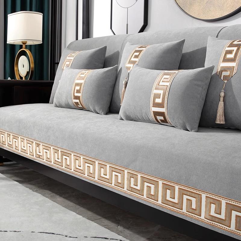 

Ретро Шенье Софа Мат Прочный Вышитый Подушка для Сиденья Дивана Предотвращает Царапание Кошками Домашнее Украшение Противоскользящий и Пылезащитный Чехол для Дивана Полотенце 30x50cm pillowcase 1pcs