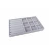 Jewelry Tray Jewelry Display Tray Gray Flannel Stud Earrings Display Dust Storage Props Drawer Jewelry Storage Box