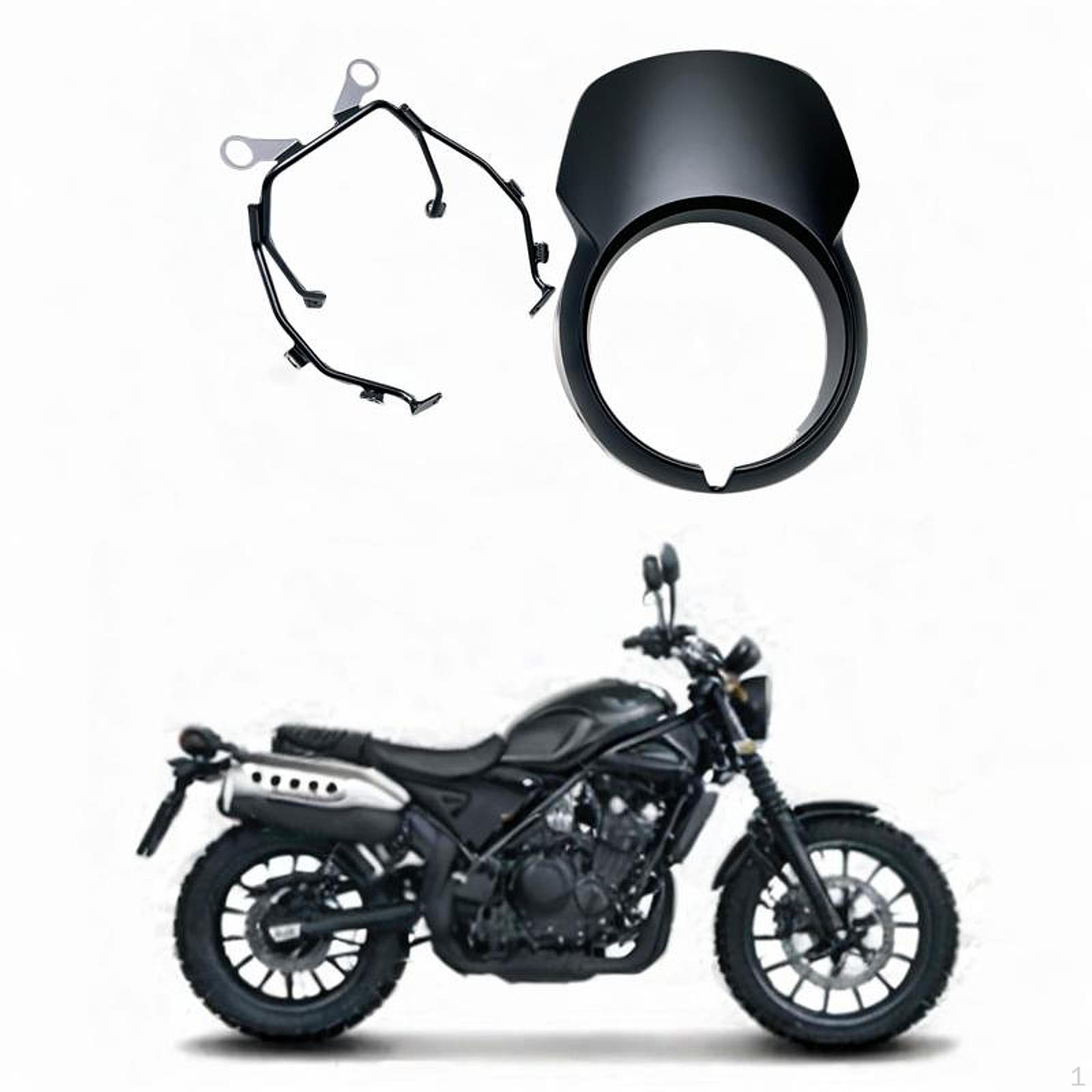 

Крышка ветрового стекла мотоцикла, обтекатель, профессиональный ветрозащитный экран для CL250 чёрный