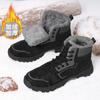 2025 große Größe wasserdicht winterwarm Nordost High-Top Kurzstiefel Baumwollschuhe Schneestiefel Herren Samt verdickt rutschfest