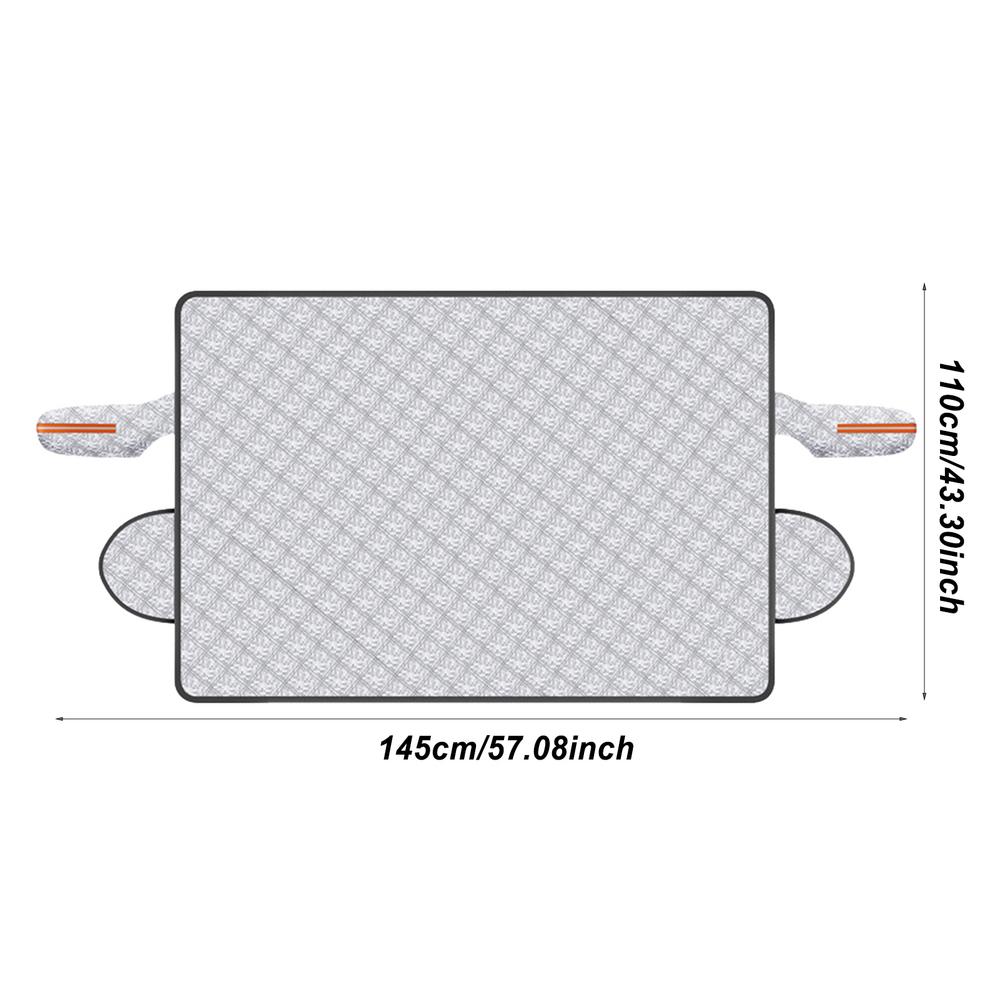 For Car Snow Cover For Car Windshield Cover For Snow & Ice Reflective Ice Removal Sunshade Mirrors Winter Protectors For Car Mpv