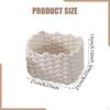 Macrame Woven Decorative Basket Minimalist Heavy Duty Storage for Nursery Closet Decor
