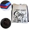 I Don't Always Sing Oh Wait Yes I Do Funny Singer Musical Birthday Gifts Mens Clothing Fashion Casual Loose Oversized T Shirt