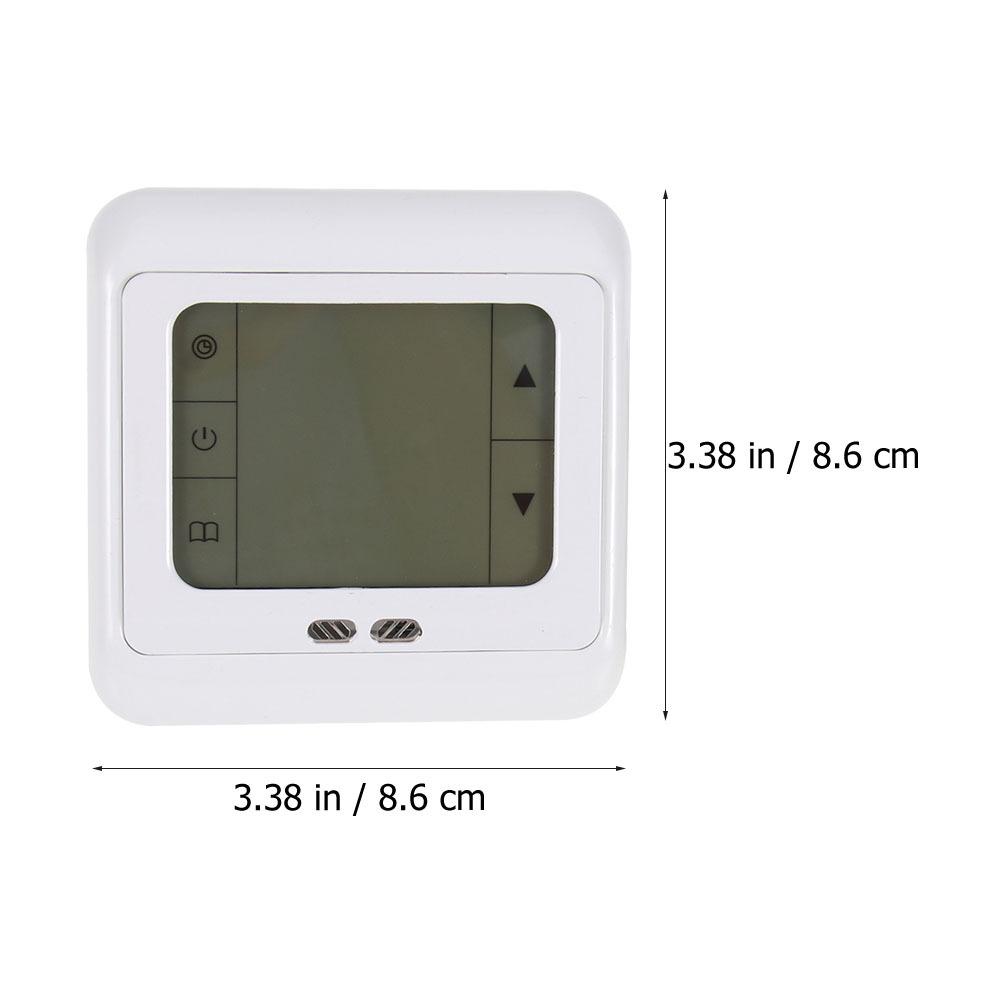 2Pcs Pc Temperature Controller Digital Heating Thermostat Touch Screen Programmable Warm Floor System Reliable Power Failure