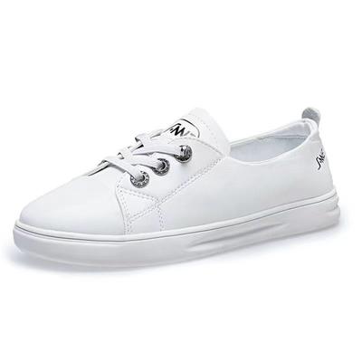 New Women's Shoes 2401 Women's Shoes New Casual Women's Shoes PU Face White Shoes Small Leather Shoes Non-slip Breathable Casual