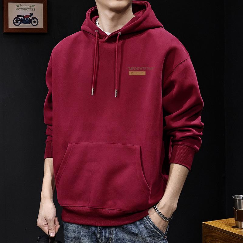 Men's Heavyweight Oversized Retro Hoodie: Perfect for Fall & Winter