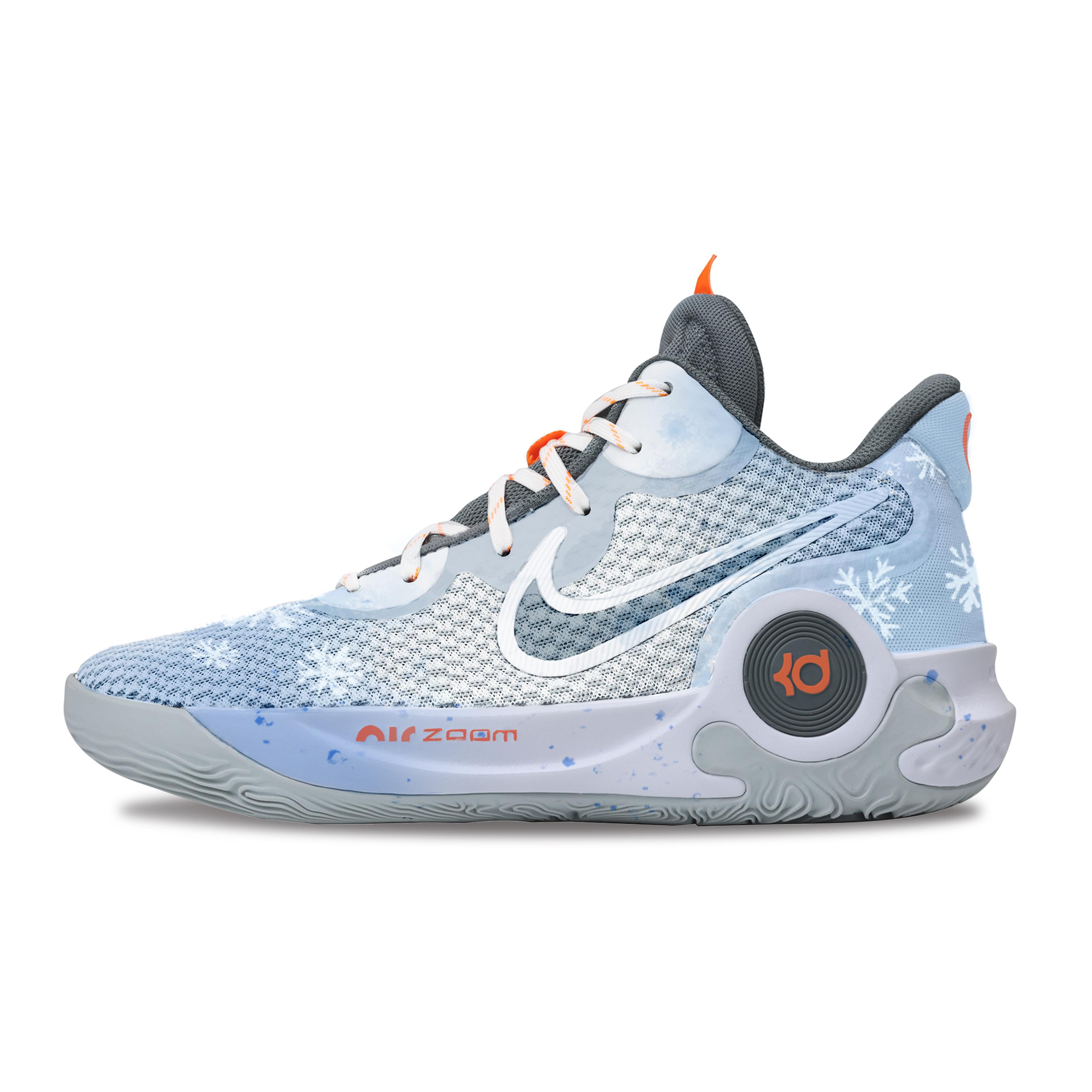 

Nike KD Trey 5 IX Cushioning Abrasion Resistant Impact Resistant Super Light Mid top Basketball Shoes Unisex Sky Blue CW3402-011(Team529-) 40.5