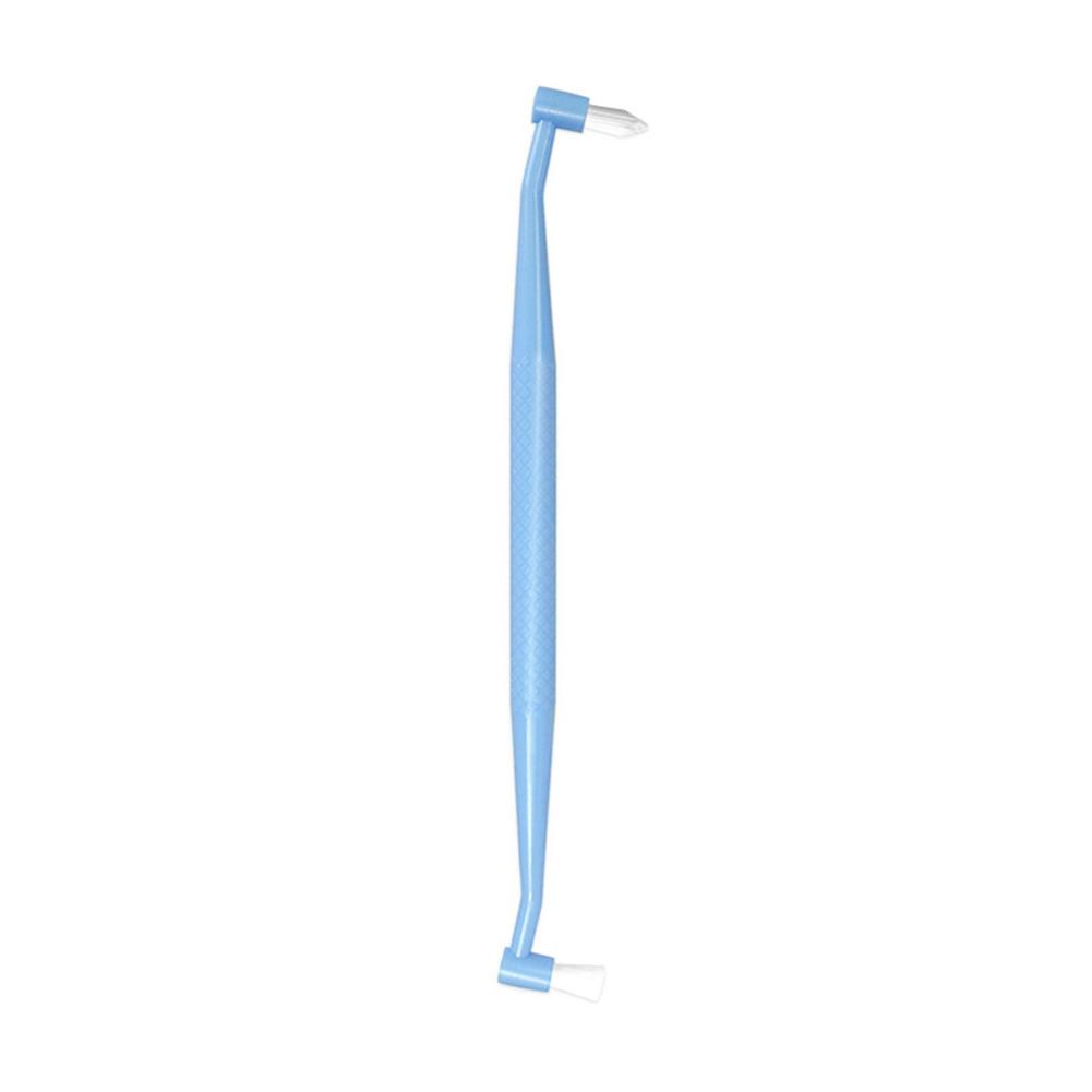 Double Head Single Bundle Orthodontic Toothbrush Interdental Cleaning Brush Portable Soft Bristles Tooth Cleaning Tool