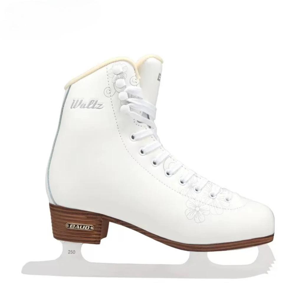 Genuine Leather Ice Figure Speed Skates Shoes, Waterproof, Professional Thermal Warm, Thicken with Ice Blade for Kids and Adult