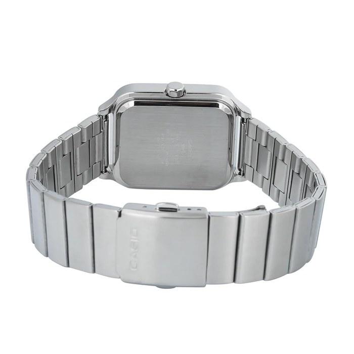 CASIO Standard MTP-M305D-7A2 Analog Men's Moon Phase Square Watch (Imported) Silver