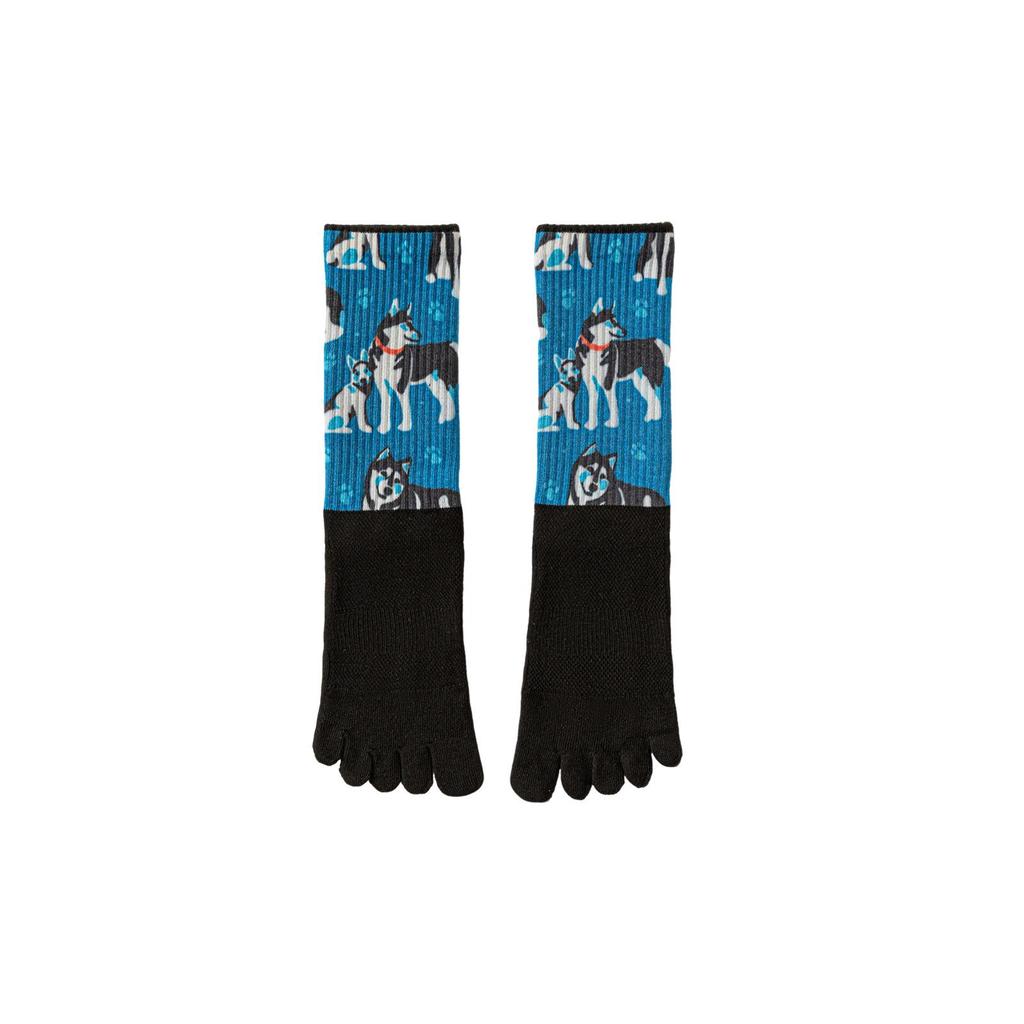 Coolmax Five-Toe Mid-Calf Socks for Men & Women - Perfect for Summer Hiking, Trekking, Marathon, and Trail Running