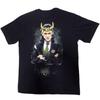 EVERSOUL Marvel LOKI Short Sleeve T-Shirt, American Comic Character Merchandise, Moon Knight Falcon, Gift, Unisex, Black, Size M [Parallel Import]