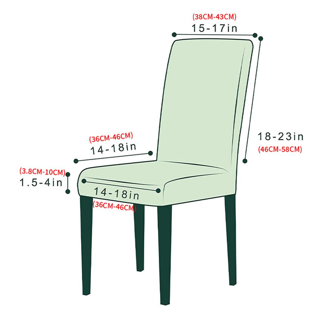 1PC Jacquard Chair Cover Stretch Dining Chair Slipcover For Kitchen Hotel Wedding Banquet Office Anti Dirty