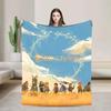LLords of the Rings Plush Blanket for Students Flannel Bedding Throw for Living Room Super Warm Design Quality Bedspread Gift