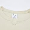 Puma Ribbed Slim Fit Sports Comfortable Pullover Short Sleeve T-Shirt Women tops 638607-87