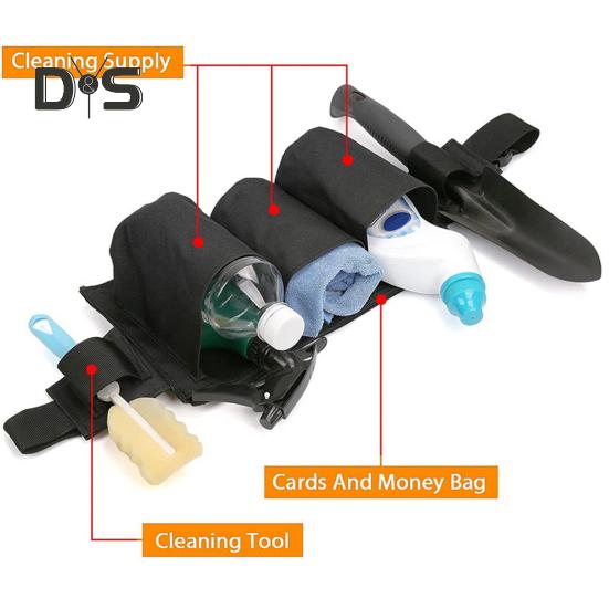 Multifunktionale Hüfttasche, Werkzeuggürtel mit Ablagefächern, Reißverschluss, verstellbares Design, Hüfttragetasche mit Schnellverschluss