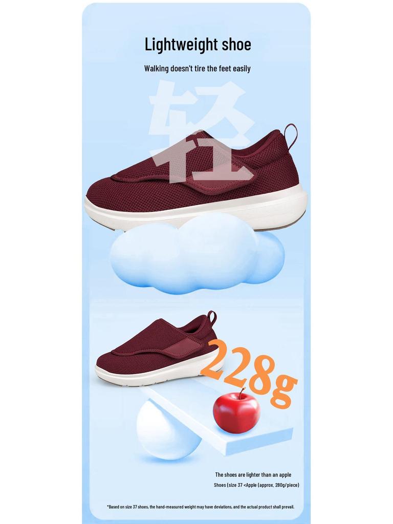 Rozšířené Pohodlné Unisex Chodící Boty pro Široká a Oteklá Chodidla - Velká Velikost