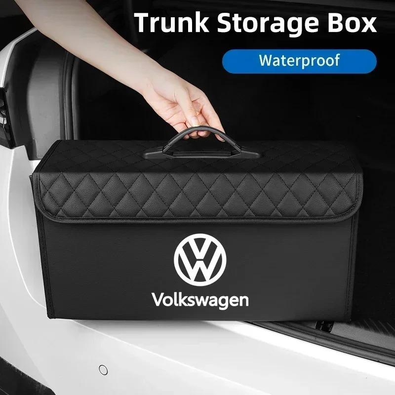 Car Trunk Storage Box Organizer Stowing Tidying Container Bag For Volkswagen VW Scirocco Beetle Golf Passat Polo Tiguan Touran zh8