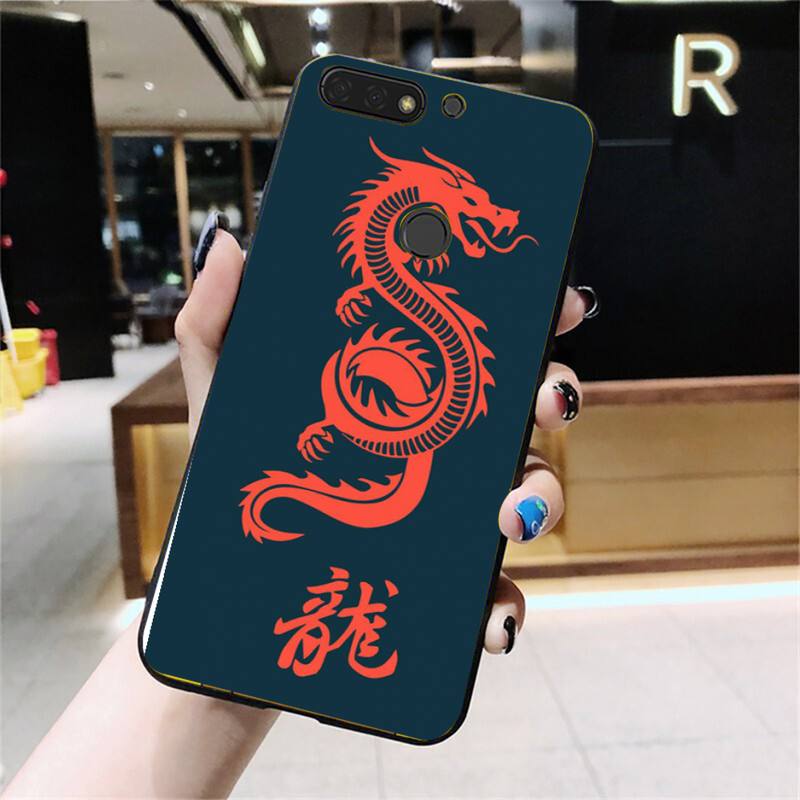 FHNBLJ Japanese DRAGON TATTOO Phone Case For Huawei Honor 7A 8X 9 10 20lite 10i 20i 7C 8C 5A 8A Honor Play 9X pro Mate 20 lite