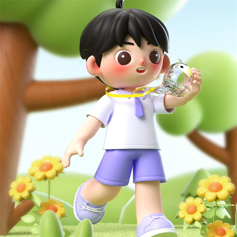 Wasserpfeife für Kinder in Vogelform mit Umhängeband, kleines Musikinstrument, Spielzeug, Vogelrufgerät, pädagogisches Kindergeschenk für Kinder