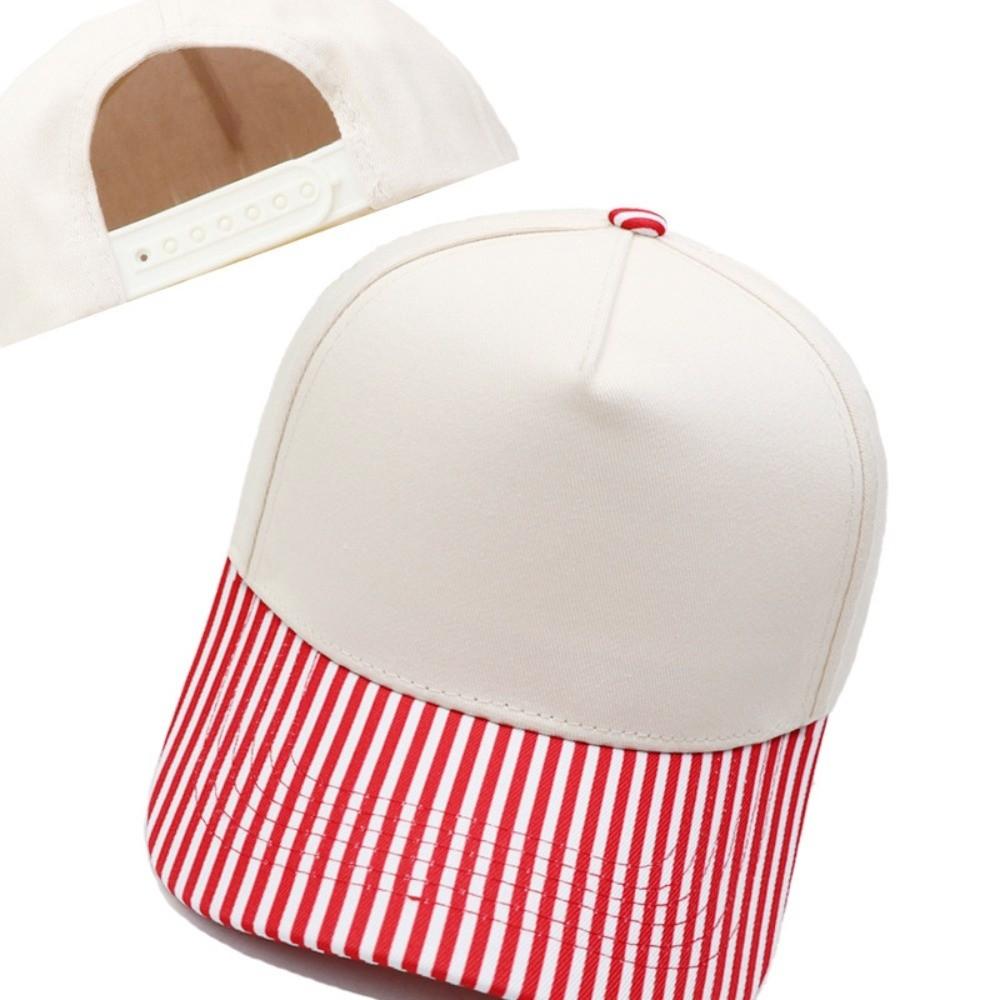 Striped Baseball Hats Polka Dot Sunscreen Hat New Trucker Hat Casual Wear