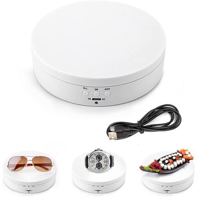 Suporte de Exibição Elétrico Rotativo de 3 Velocidades, Suporte de Exibição Giratório de 360 Graus