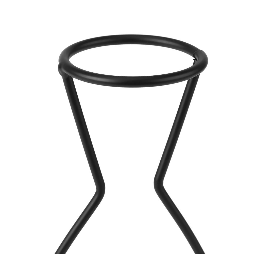 Creative Shapes Black Metal Flower Vase Frame Plant Holder Cafe Home Decor