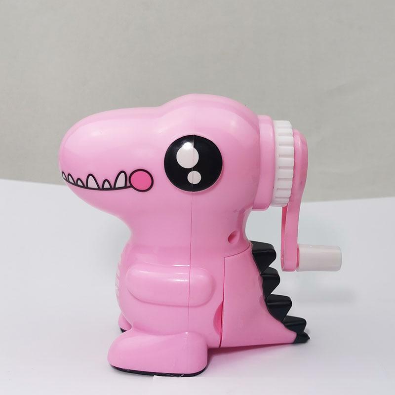 Dinosaur Cartoon Pencil Sharpener for Kids - Simple Manual Sharpener for 1st & 2nd Grade