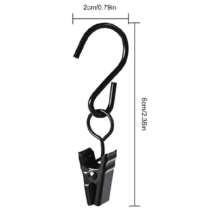 Pack of 50 Durable Hooks for Christmas Decor Outdoor Lighting Heavy Dutys Clamp