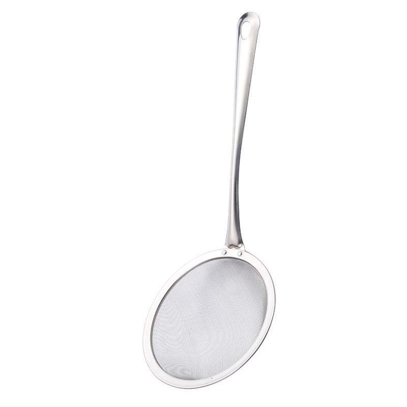 Stainless Steel Mesh Oil Leakage Grid Soy Milk Juice Filter Household Kitchen Frying Oil Filter Colander Flour Sieve