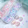 Iridescence Stars Moons Glitter Nails Accessories Decor Mermaid Sequin Nail Art Supplies For Professionals Flakes Nail Parts