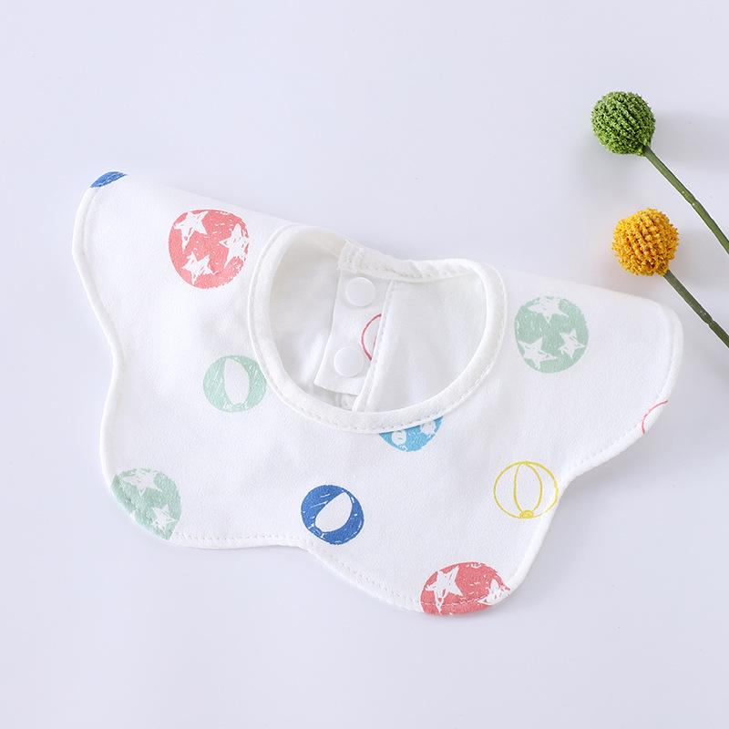 Class A Pure Cotton Waterproof Baby Bibs for Newborns and Toddlers: Boys & Girls Spit-Up Scarf