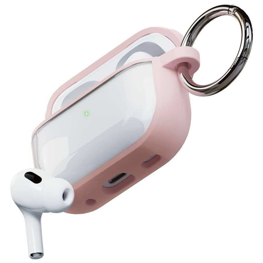 Premium Style Tough Case for AirPods Pro 1st & 2nd Gen Pink PG-APP2HB03PK MIL-Spec Hybrid Case