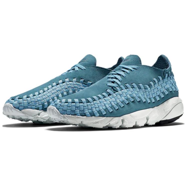 Nike Air Footscape Woven Smoky Blue Men Sneakers University-Blue-White 875797-002