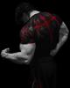 T-shirt de cyclisme élastique pour homme - Impression Hache Venom - Vêtement de fitness tendance à manches courtes