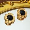 Vintage Round Women's Earrings With Heavy-duty Quality Fashionable Versatile High-end Feel