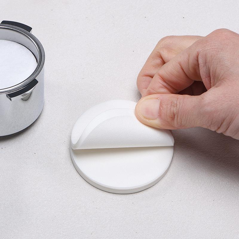 500 Pcs Coffee Paper Filter 58 Mm Wood Pulp Filter Portafilter Paper Compatible With Coffee Machine Handle