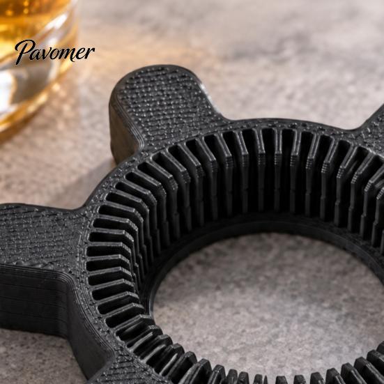Home Bar Accessories 3D Printed Gear Shape Bottle Cap Opener, Rotating Beer Portable Tool Kitchen Opening Tool, Desktop Decor for Party Outdoor