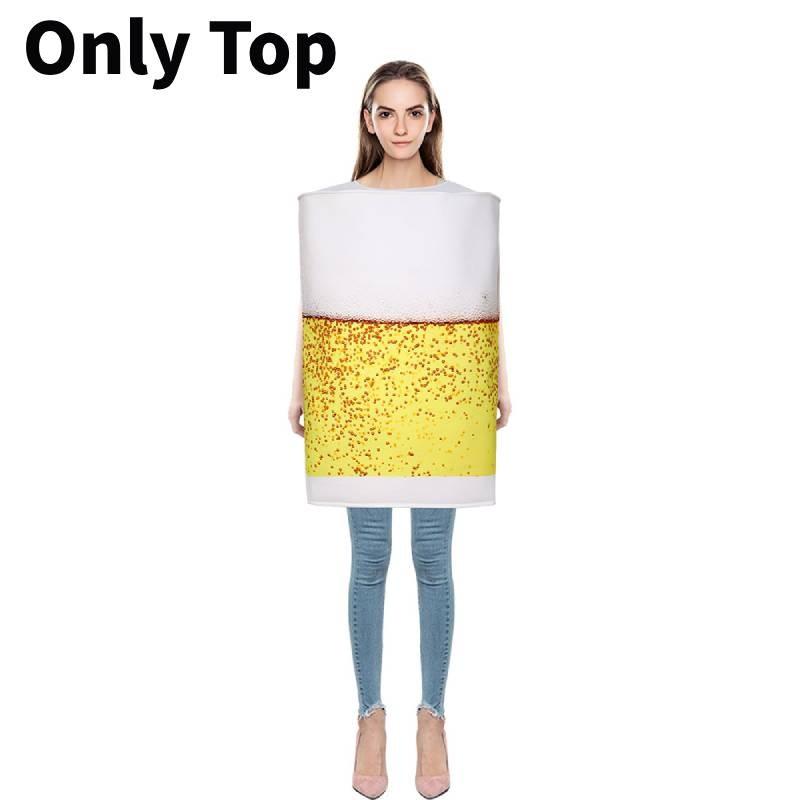 Beer Mug Cosplay Costume Adult Halloween Party Stage Performance Fashion Gift