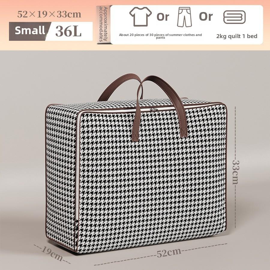 

Мешки для переезда большой вместимости, сумки для хранения одежды, одеял, дорожные сумки, сумки для организации дома, пылезащитные и водонепроницаемые 36L чёрный