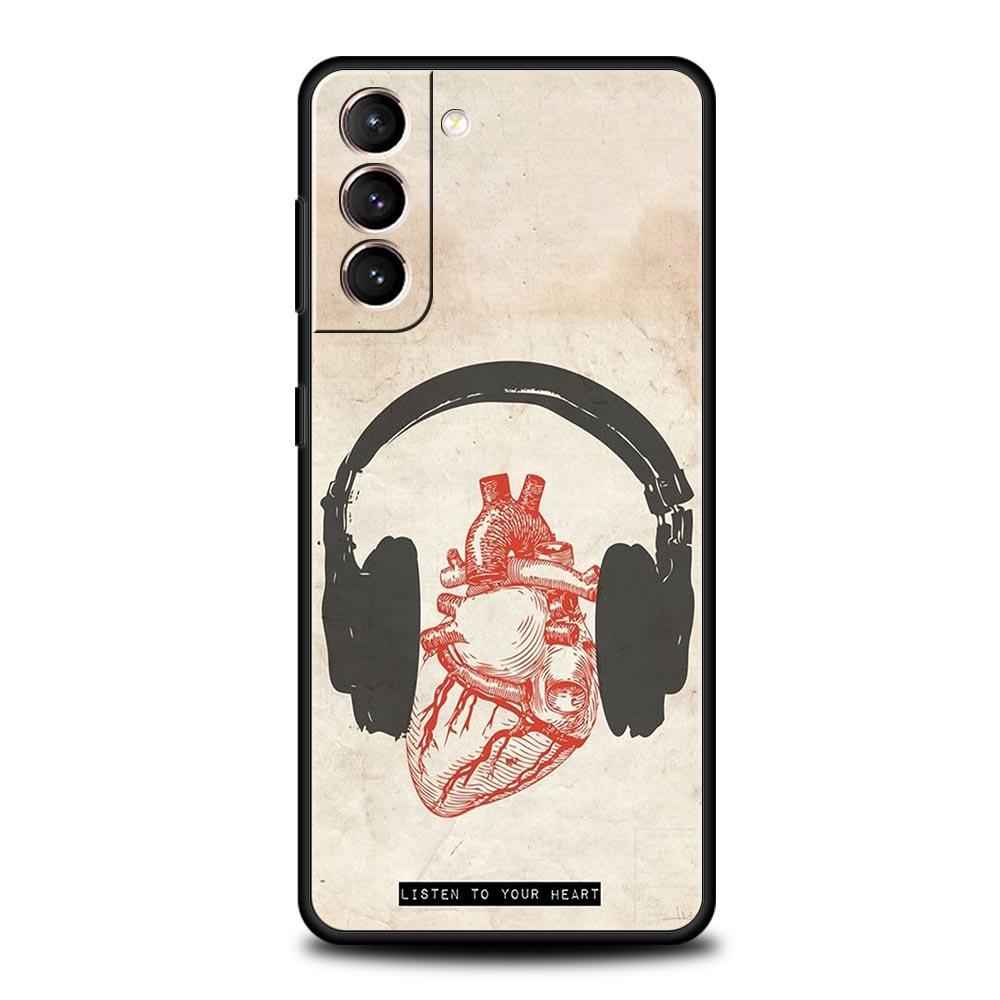 Creative Heart Medical Phone Case For Samsung Galaxy S25 Edge S24 S23 S22 S20 Ultra S21 FE 5G S10 Plus Soft TPU Cover