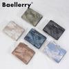 Fashion Short Wallet With Ink Wash Style And Antitheft Protection For Women