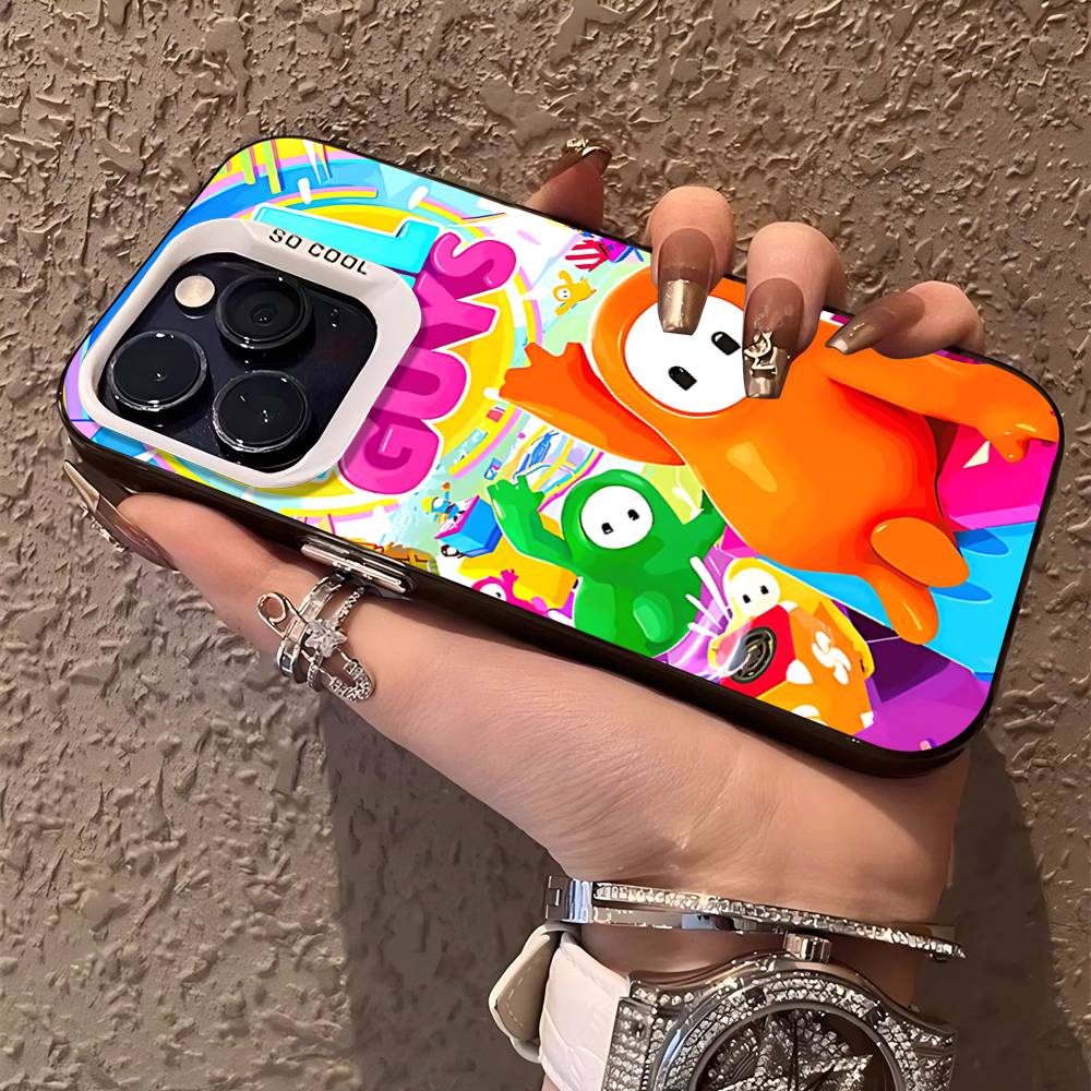F-Fall G-Guys Party Game Color Phone Case For IPhone 17 16 15 14 13 12 11 Pro Max Plus Pro Shell