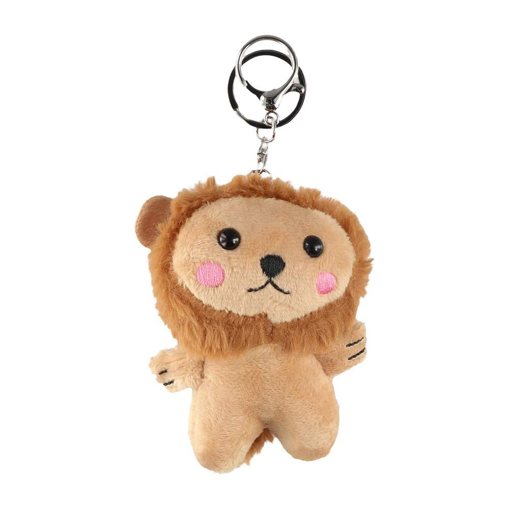 Cartoon Stuffed Toys Plush Toy Lion Plush Doll Lion Keyring Plush Pendant Lion Plush Keychain