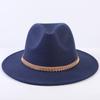 Popular European and American Classic Simple Flat-brimmed Top Hat Men's and Women's Fashionable and Elegant Versatile Jazz Hat Top Hat