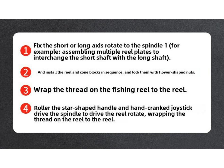 Chiren Fishing Line Winder & Water Drop Luya Reel