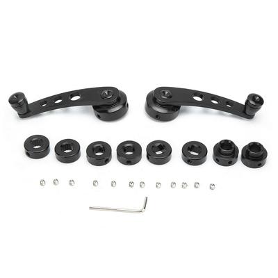 3in Black CNC Aluminum Alloy Window Winder Crank Handle Kit Fits for Chevy
